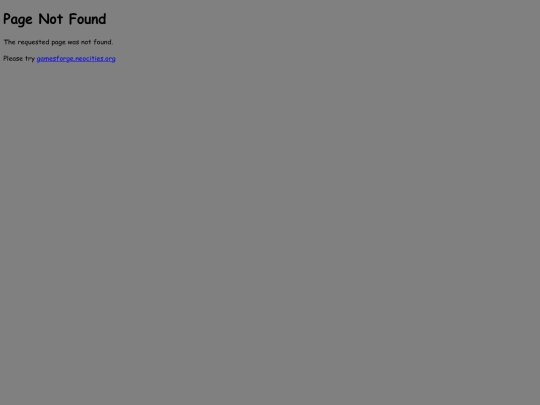 not_found screenshot