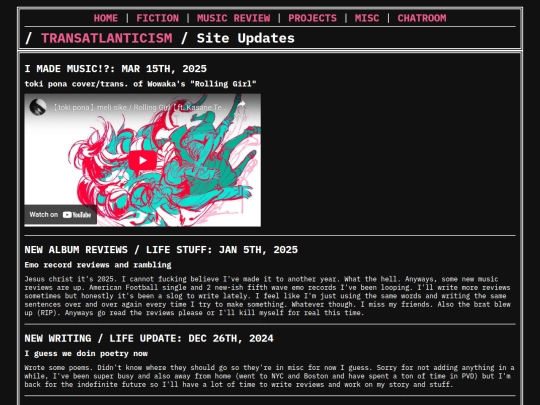 updates screenshot