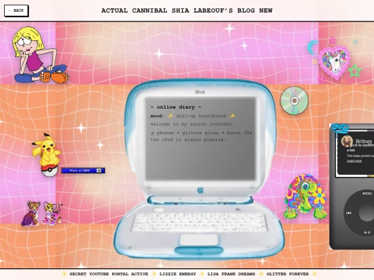 Blog screenshot