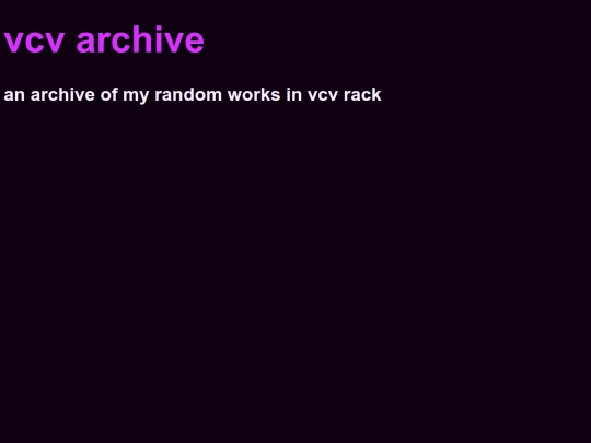 vcvarchive screenshot