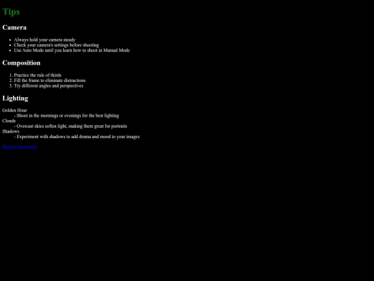 tips screenshot