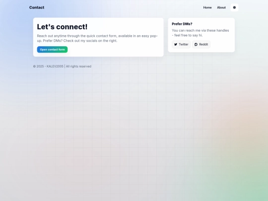 contact screenshot