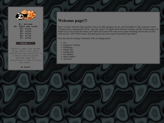 fable/blog screenshot