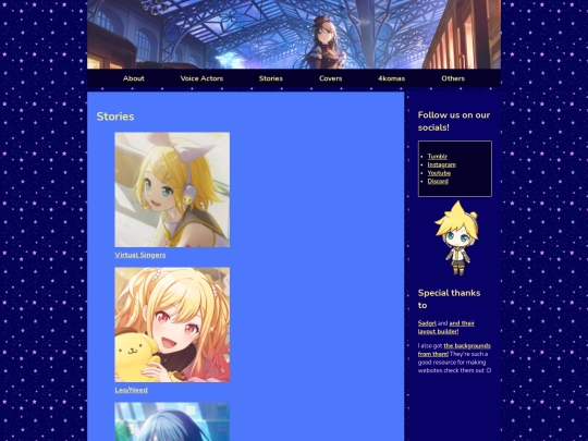 stories screenshot