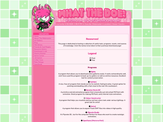 resources screenshot
