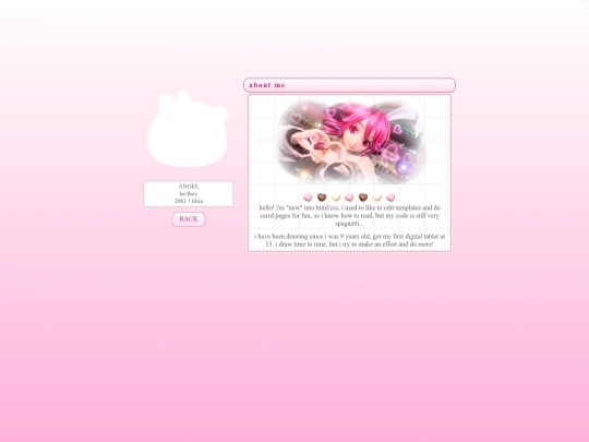 aboutme screenshot