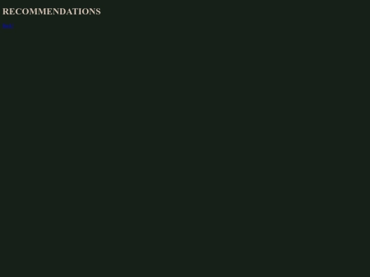 recommendations screenshot