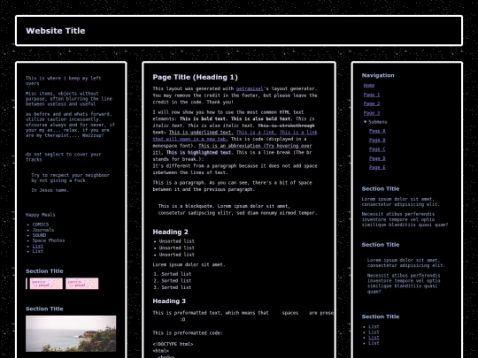 index screenshot