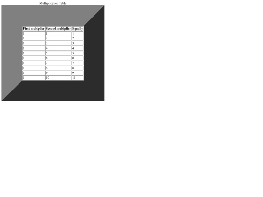 table/indexed screenshot
