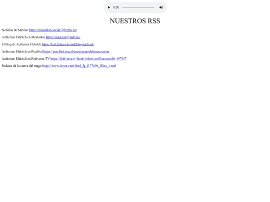 nuestrosRSS screenshot