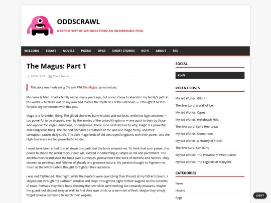 shortstories/the-magus/part-1 screenshot