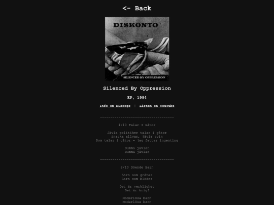 diskonto/silencedbyoppression screenshot