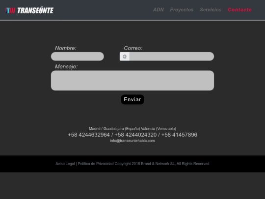 contacto screenshot