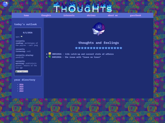 thoughts screenshot