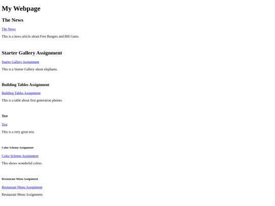 index screenshot