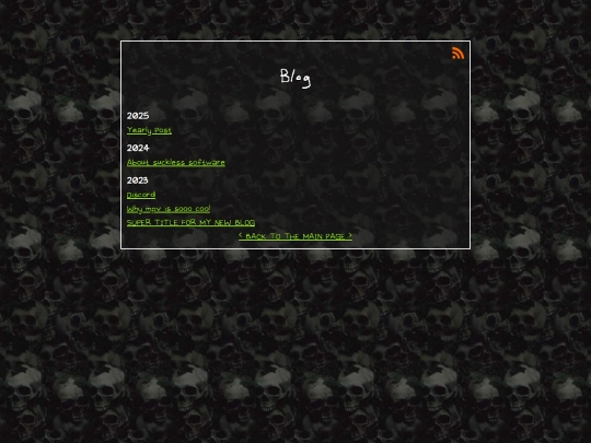 blog screenshot