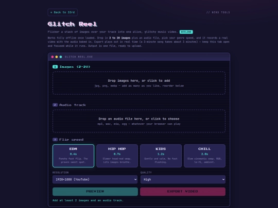 glitch-reel screenshot