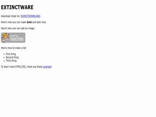 index screenshot