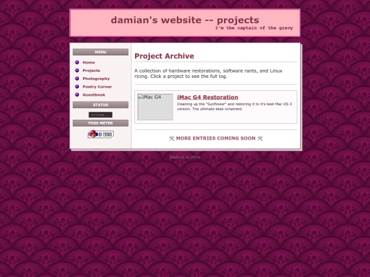 projects screenshot