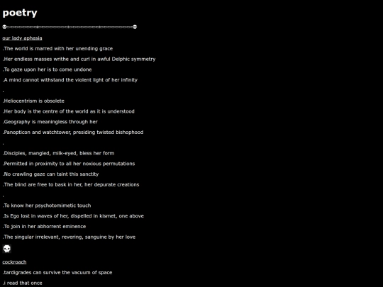 poetry screenshot