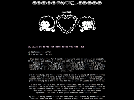 blog screenshot