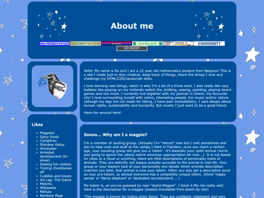 bio screenshot