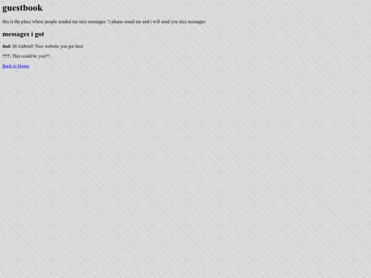 guestbook screenshot