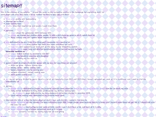 sitemap screenshot