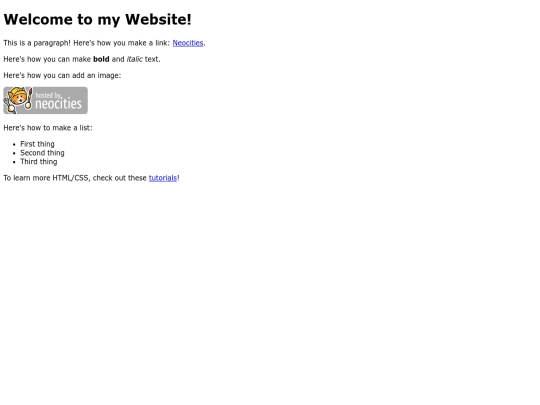 index screenshot