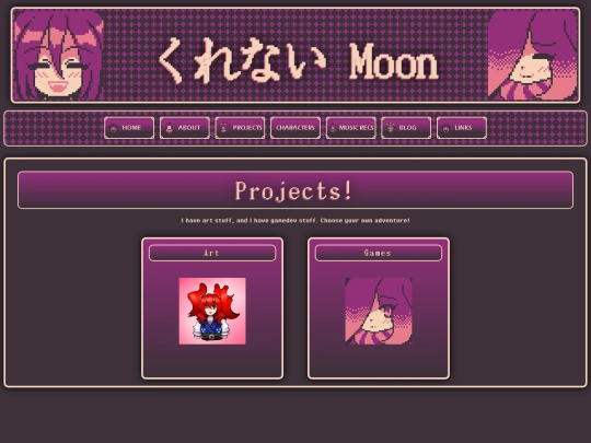 projects screenshot