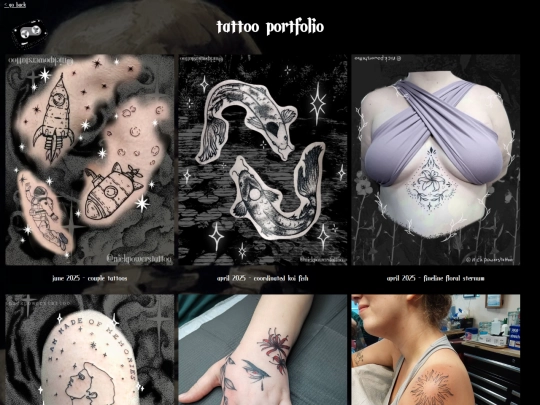 tattooportfolio screenshot