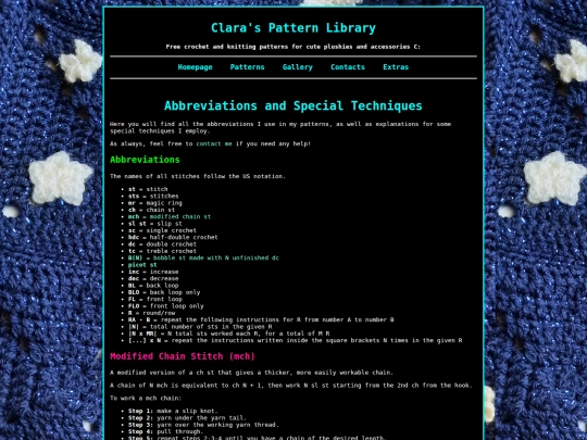 Patterns/AbbreviationsGuide screenshot