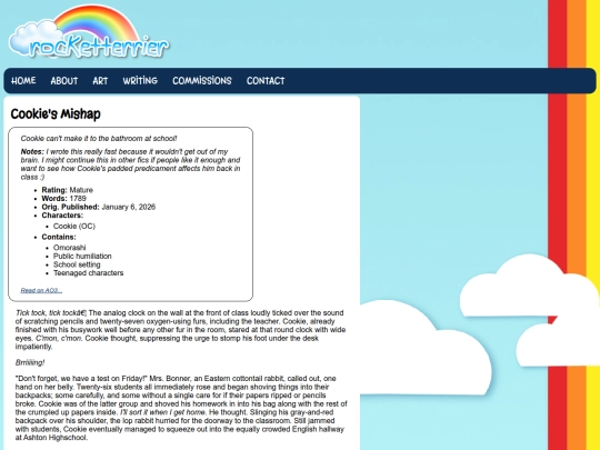 fics/cookiesmishap screenshot