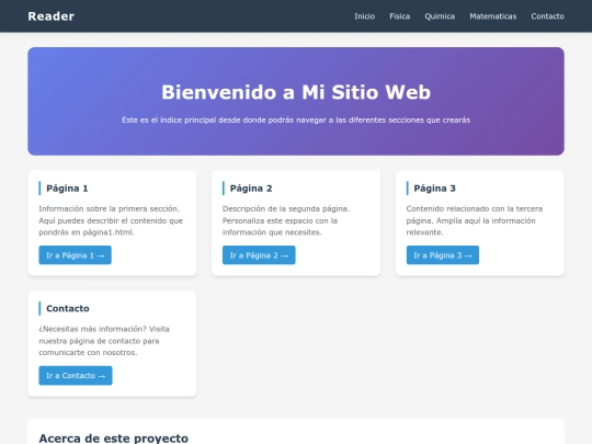 index screenshot