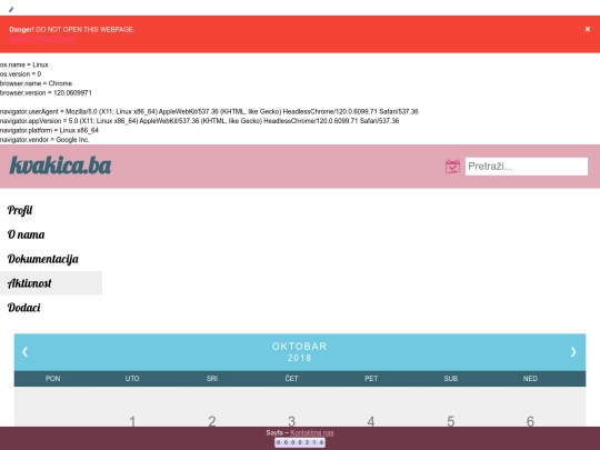 index screenshot