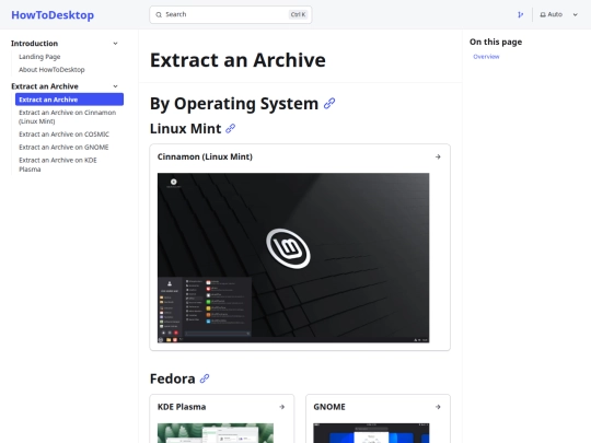 extract-archive screenshot