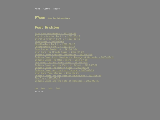 archive screenshot