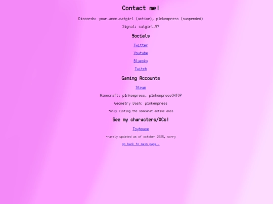socials screenshot