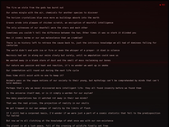 end screenshot