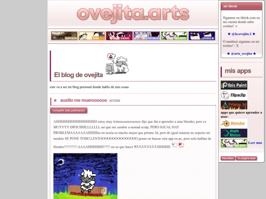 blog screenshot