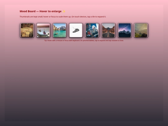 moodboard screenshot