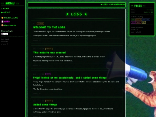 logs screenshot