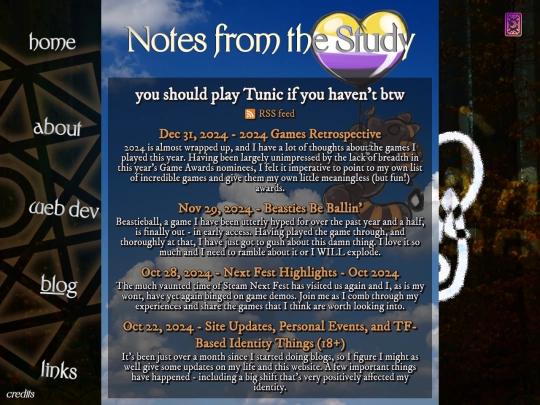 blog screenshot