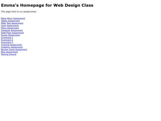 index screenshot