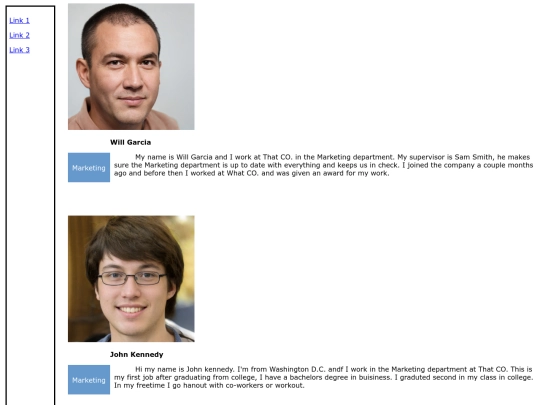 staffpageassignment screenshot