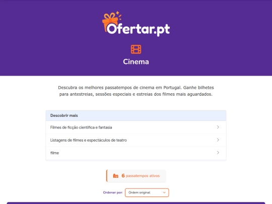 categorias/cinema screenshot