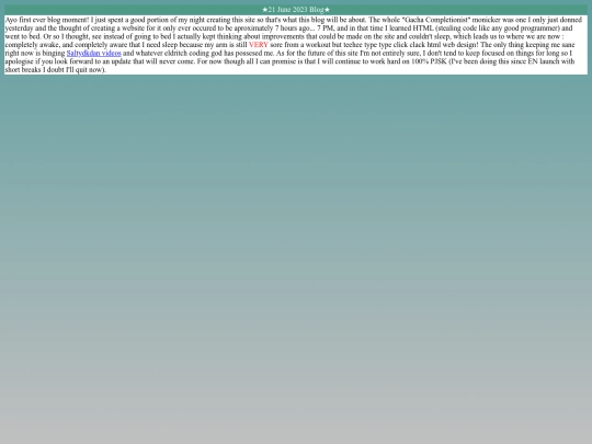 Blog Updates/JuneBlog screenshot