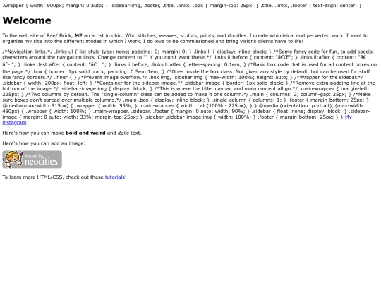 index screenshot
