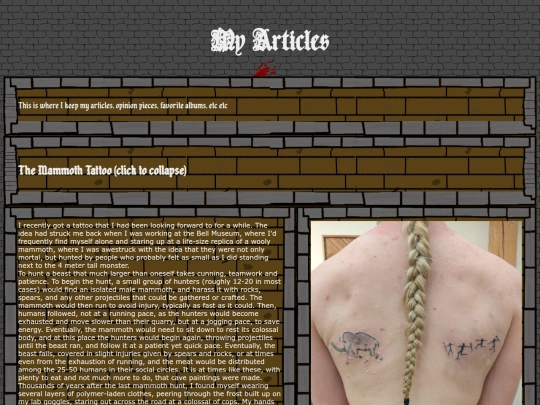 articles screenshot