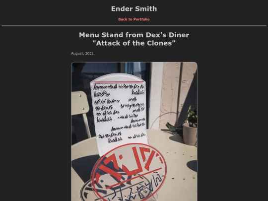 portfolio/menu screenshot
